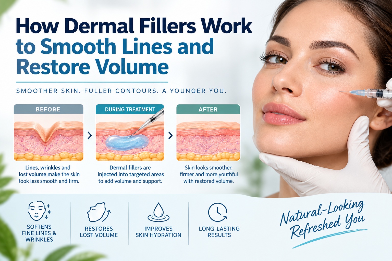 How Do Dermal Fillers Smooth Lines and Restore Volume?
