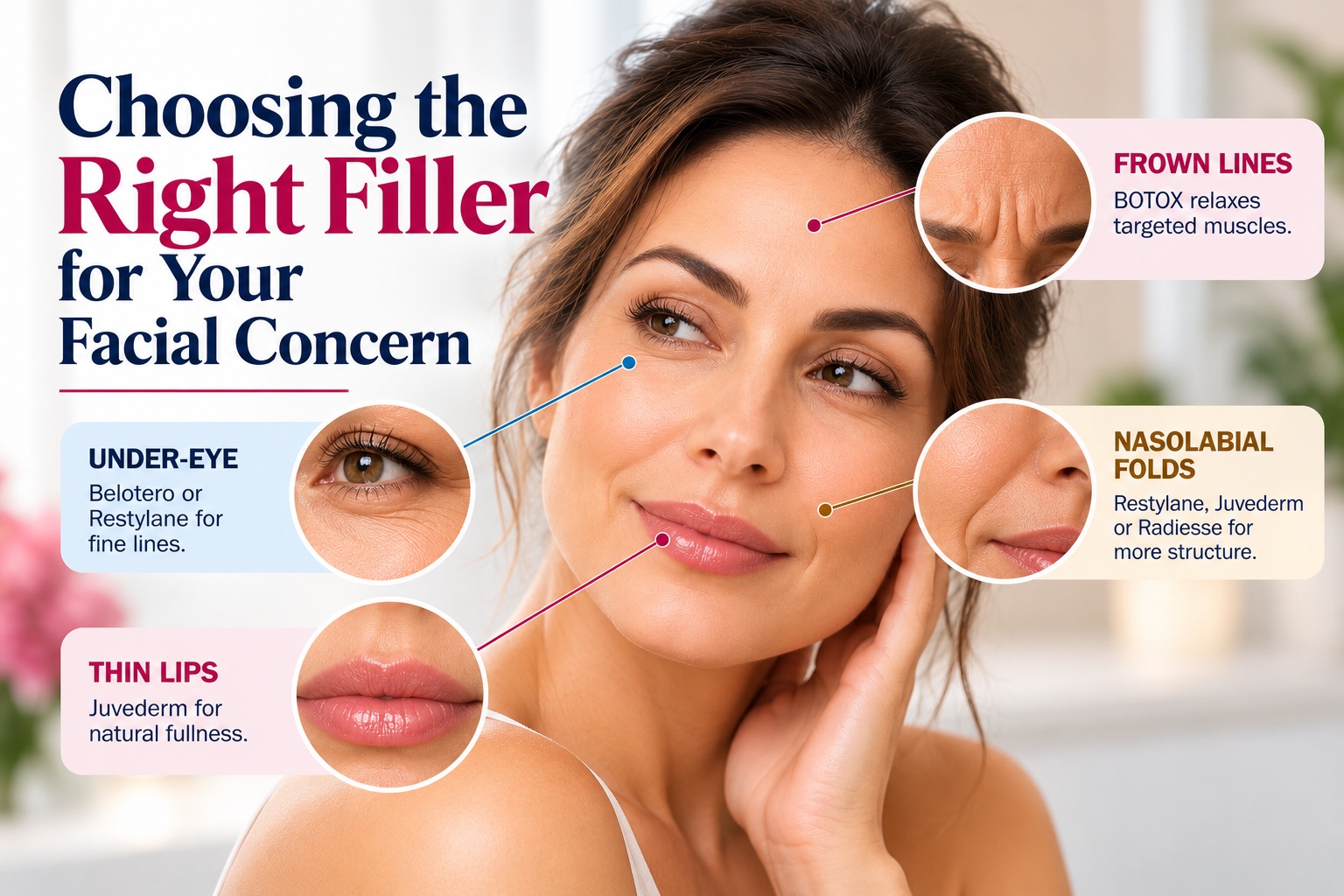 How to Match Dermal Fillers to Facial Concerns
