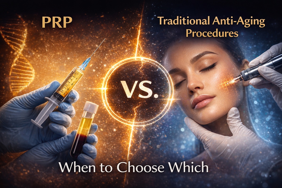 Which Is Better: PRP or Traditional Anti-Aging Treatments?